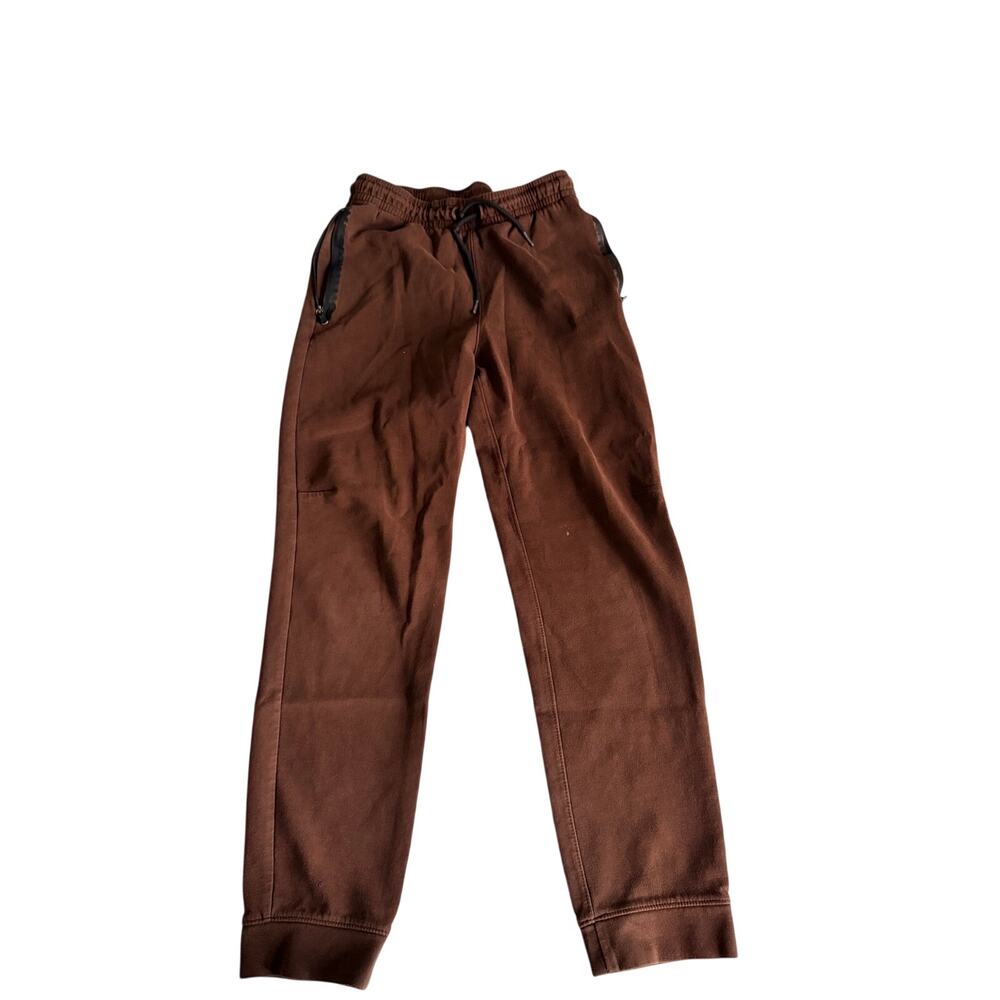 Old Navy Boys XL Brown Dynamic Fleece Jogger Pants - Ready for Play!